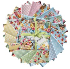 Benartex - Garden Tea Fat Quarter Bundle by Nicole Decamp 18 pcs picture