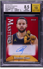 Topps 2024-25 Finest Masters Autographs Red Refractor /5 Stephen Curry MA-SC picture