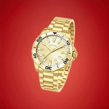 Invicta Pro Diver Meridian Men's Quartz Watch 46mm Gold/Gold 69241 NIB picture