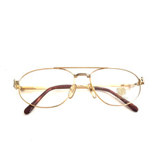 Réveillon Eyeglasses Vintage R 518 Gold 32 Size 57 Frame New Authentic picture