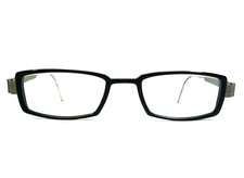 Lindberg Eyeglasses Frames 1209 AA52 Shiny Black Matte Gray Acetanium 51-16-145 picture