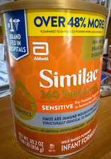 4 cans Similac 360 Total Care Sensitive  30.2 oz. expired in 2027,  picture