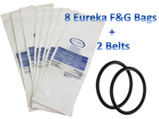 8 Bags for Eureka Style F&G Vacuum Cleaner F G Sanitaire Commercial + 2 Belts picture