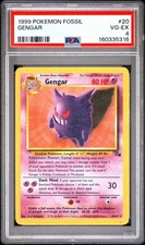 1999 POKEMON FOSSIL #20 GENGAR PSA 4 picture