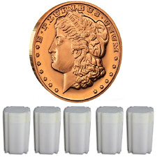 (100) MORGAN - 1 OZ COPPER ROUND - BULLION - LOT picture