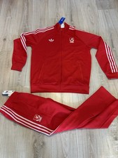 adidas FIFA Liverpool LFC Suit Set Top Bottom Bird red OG Originals Fire Sz M picture