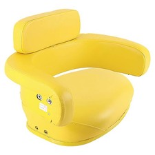 Seat 3-Piece Set Vinyl Yellow Fits John Deere 4020 7700 4230 3020 AR59679 picture