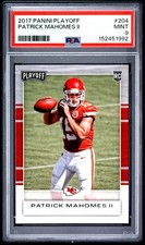 2017 Panini Playoff #204 Patrick Mahomes II PSA 9 MINT picture