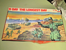 VINTAGE 1983 WW2 INVASIAN D DAY THE LONGEST DAY MODEL KIT MIB ITALY 1/72 BY ESCI picture