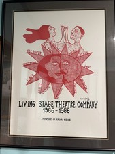 Living Stage Theatre Company 1966-1988 Framed Print *RARE* Naul Ojeda picture