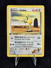 Pokemon TCG Blaine’s Doduo #61/132 Non Holo 1st Edition Vintage 1999-2000 picture