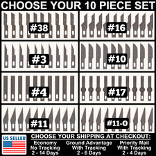 10PC Hobby Exacto Knife for X-Acto Blades Craft Tool #3 #4 #10 #11 #16 #17 #38 picture