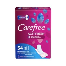 Panty Liners Thin Fresh Scented 54 Pack Daily Light Leak Protection picture