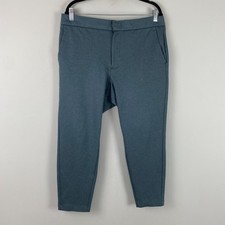 Bonobos Off Duty Elastic Waist Pants Mens Large Short Drawstring Slate Blue picture