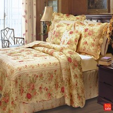 Greenland Home Antique Rose Quilted Sham - Standard 20x26, Multi picture