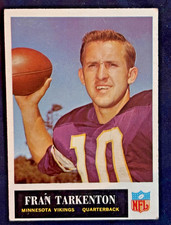 1965 Phila. Gum Co. - Fran Tarkenton HOF #110 - Minnesota Vikings VGEX/EX picture