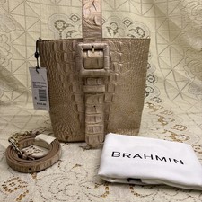 Brahmin Faith Chiffon Ombré Melbourne Leather Bucket Bag picture
