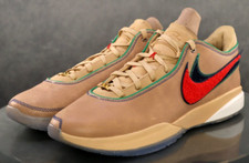 Nike Lebron XX 4 Horsemem Sesame $120 Men Basketball Shoes Sz 17 DV9090200 EUC picture