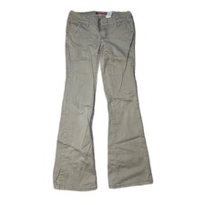Union Bay Women’s Size 0 Tan Flare Stretch Pant Used In Excellent Condition picture