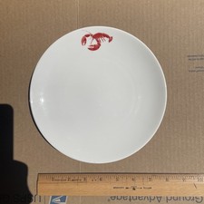 Vintage  Studio Nova Lobster Red Limited 2004 Salad Bread Desert Plate 8.25” picture