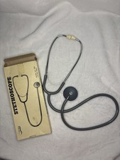 Rare Vintage Selsi Stethoscope In Original Box Made In Japan #758 Gray picture
