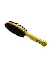 K-CC20 Kent Clothes Brush, Double-sided, Stiff & Soft Bristles, Cherrywood picture