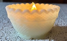 Vintage Fenton Fairy Lamp BASE ONLY Votive Candle Bottom picture