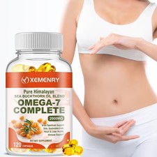 Omega-7 Complete 2000mg- Organic Sea Buckthorn Oil, Palmitoleic Acid- Anti-Aging picture