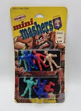 Remco-1986 AWA Mini Mashers 8 Pack-Wrestling Figure -Flair Zbyszko-Mostly SEALED picture