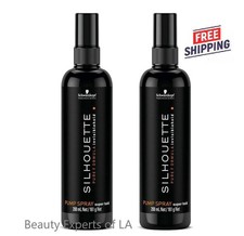 2 PACK Schwarzkopf Silhouette Super Hold Pumpspray 200ml / 6.76oz picture