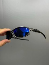 Vintage Oakley X-Metal Hatchet Polarized Sunglasses Blue Lens Y2K picture