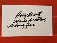 Bobby Shantz🔥MLB Debut: 1949 Philadelphia Athletics🔥Autograph 🧢 picture