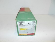 Square D Homeline 15 Amp Single Pole Circuit Breaker HOM115 Type HOM Breaker X10 picture