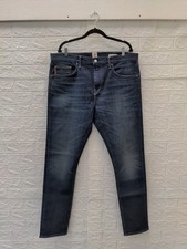 New Hiroshi Kato Men's 14 Oz 4 Way Stretch The Scissors Slim Tapered Jeans Sz 38 picture
