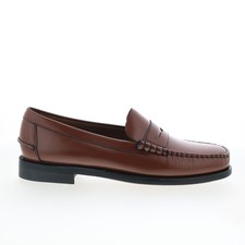 Sebago Classic Dan 7000300-900 Mens Brown Wide Loafers & Slip Ons Penny Shoes picture