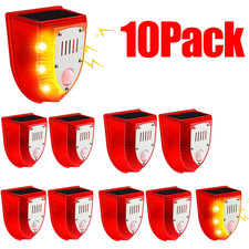Solar Motion Sensor Alarm Emits Loud Dog Barking & Gunshot Sounds up to 129db picture