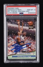 1992-93 Fleer Ultra Shaquille O'Neal #328 RC Rookie Shaq Signed Auto PSA DNA 10 picture