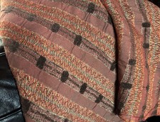 Donghia “Station Stripe” Designer Upholstery Fabric  remnant msrp $200+ WOW picture
