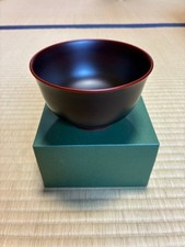 Zohiko Matte Tame Lacquer Wooden Hatan Bowl One Presentation Box 12 cm picture