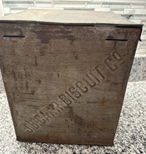 J.B. Carr Biscuit Company~Antique Store Counter Metal Display Box picture