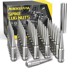 MIKKUPPA M14x1.5 32PCS Spike Lug Nuts, Replacement for Chevy Silverado Suburban picture