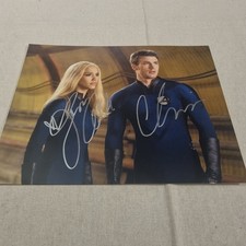 Chris Evans Jessica Alba Signed Autographed Photo With COA The Fantastic Four  picture