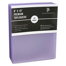 Platinum Protectors 8x10 Toploaders Premium Photo Plastic Rigid Holders Sleeves picture