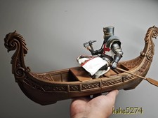 Handmade 1/12 Viking Ship Scene Props Accessories for 6''/7