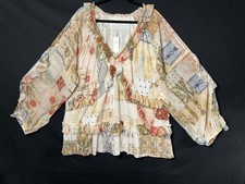 Anthropologie ‘Tiny’ Brand Ruffled Babydoll Tunic Plus Size 3X New w/Tags picture