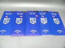 5 CALLAWAY TOUR AUTHENTIC GOLF GLOVE MISSION HILLS CC LOGO  ASSORTED NEW picture