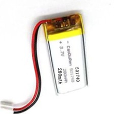 100Pcs 3.7V 280Mah 501740 Li-Polymer Li Battery Jst-Ph 2Pin 2.0 For MP4 picture