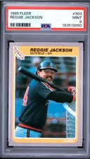 1985 Fleer Reggie Jackson PSA 9 picture