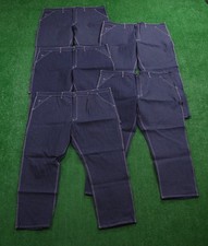 LOT OF 5 VTG CUSTOM STAN RAY CARPENTER OG RAW BLUE DENIM JEANS DENIM 52x34 NEW picture
