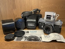 *Rare : Almost Mint* Canon FLP 38mm F/2.8 Pancake Lens & Pellix Camera & Booster picture